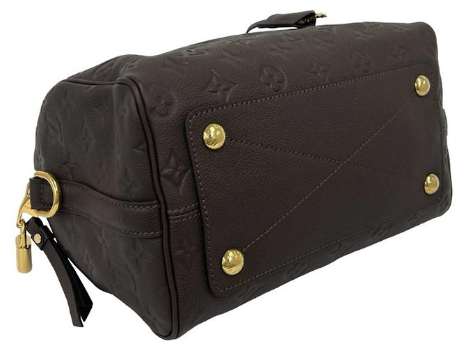 Borsa Louis Vuitton Speedy Bandoulière 25 Marrone - vista 7