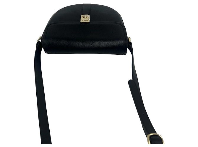 Burberry Vintage Logo Hardware Nova Check Pattern Lederschultertasche Schwarz - Ansicht 4