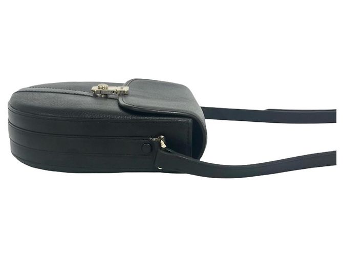 Burberry Vintage Logo Hardware Nova Check Pattern Lederschultertasche Schwarz - Ansicht 6