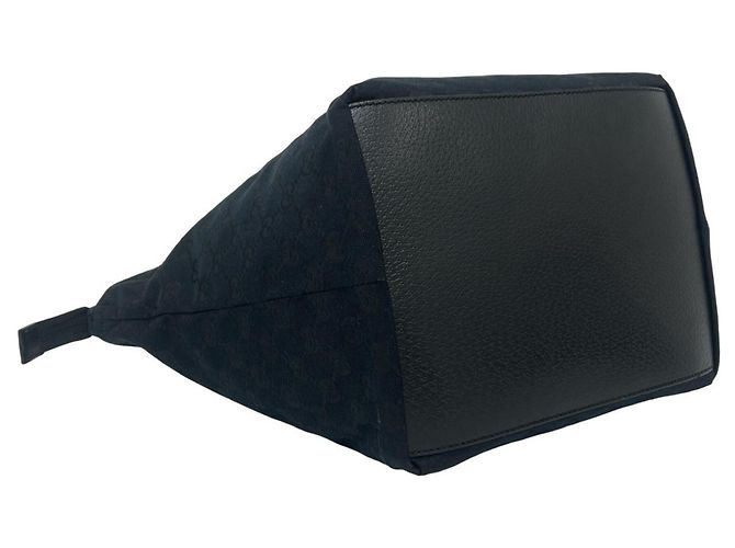 Gucci Sherry Line GG Canvas Handtasche Schwarz Rot Grün - Ansicht 7