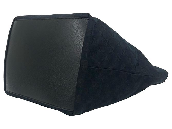 Gucci Sherry Line GG Canvas Handtasche Schwarz Rot Grün - Ansicht 8