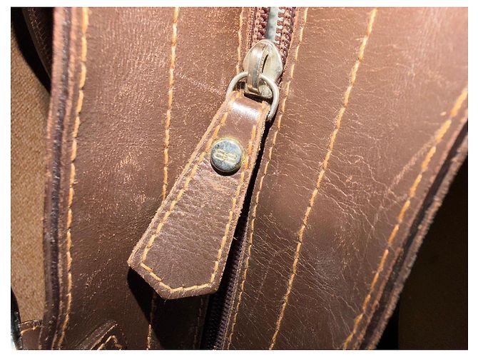 Balenciaga braune Monogramm-Handtasche - Ansicht 10