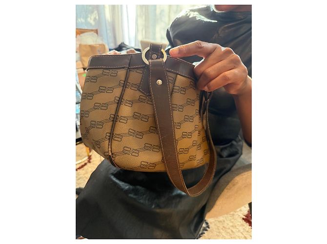 Balenciaga braune Monogramm-Handtasche - Ansicht 2