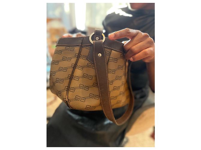 Balenciaga braune Monogramm-Handtasche - Ansicht 3
