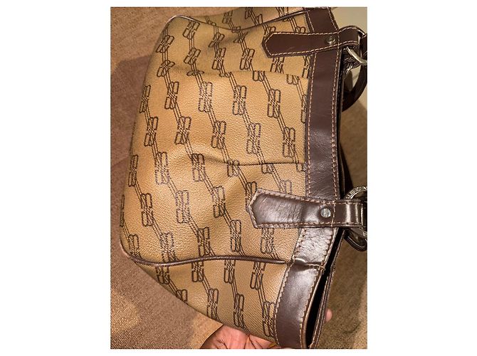Balenciaga braune Monogramm-Handtasche - Ansicht 8