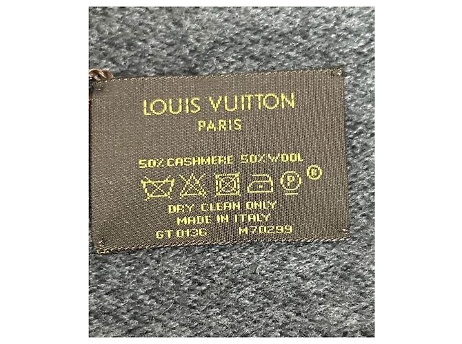Sciarpa Louis Vuitton Monogram Degradé Nero Grigio - vista 3