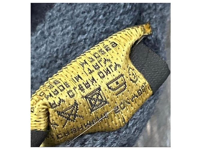 Sciarpa Louis Vuitton Monogram Degradé Nero Grigio - vista 5