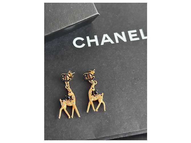 Gabrielle Pendientes colgantes Chanel Cerf Dorado - vista 6