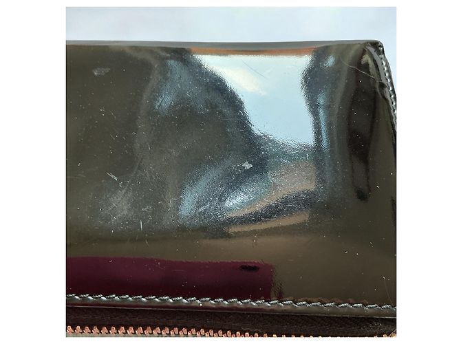 Cartera Gucci Bamboo de cuero charol Negro - vista 3
