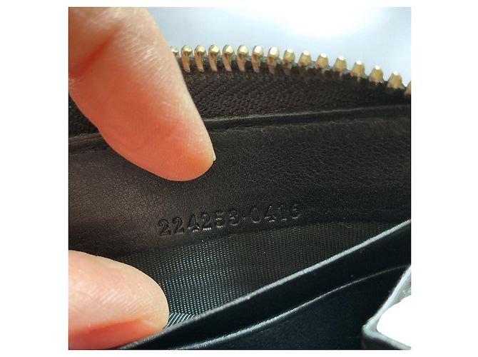 Cartera Gucci Bamboo de cuero charol Negro - vista 8