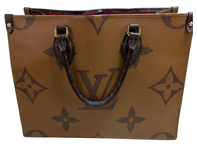 Bolsa Louis Vuitton OnTheGo MM Marrom Monograma - vista 10