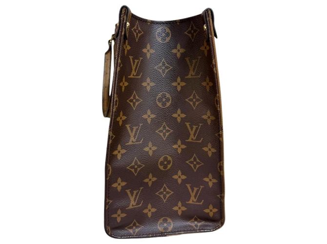 Bolsa Louis Vuitton OnTheGo MM Marrom Monograma - vista 14