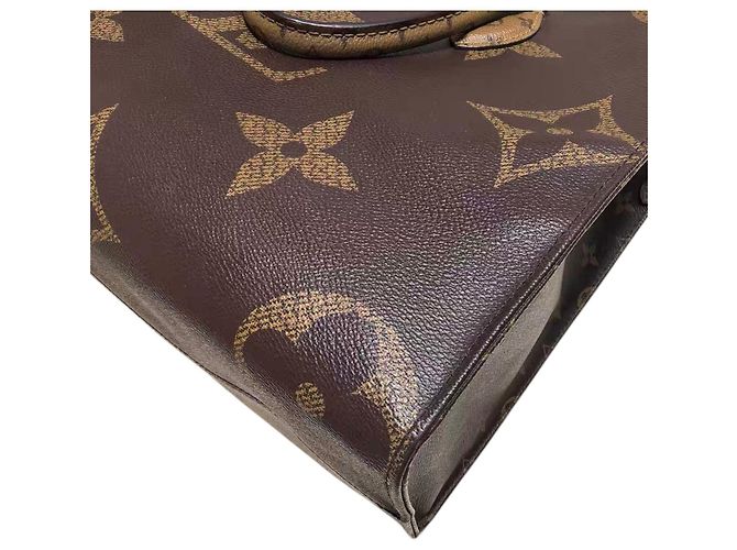 Bolsa Louis Vuitton OnTheGo MM Marrom Monograma - vista 9