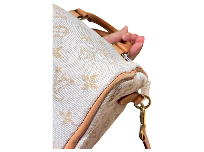 Louis Vuitton Speedy Bandoulière 20 Creme - Ansicht 15