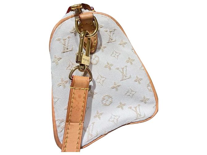 Louis Vuitton Speedy Bandoulière 20 Creme - Ansicht 18