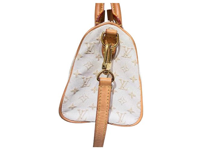 Louis Vuitton Speedy Bandoulière 20 Creme - Ansicht 19