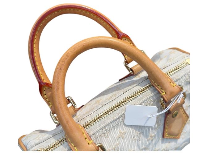 Louis Vuitton Speedy Bandoulière 20 Creme - Ansicht 5