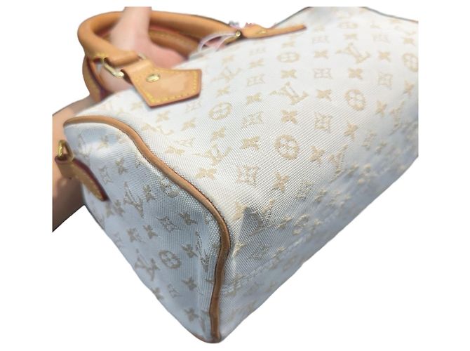 Louis Vuitton Speedy Bandoulière 20 Creme - Ansicht 9