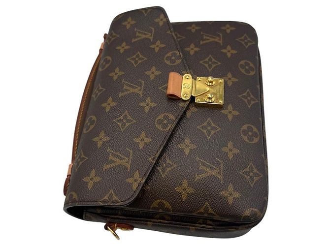 Bolsa Louis Vuitton Monogram Pochette Metis 2020 Marrom - vista 14