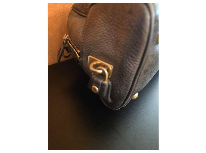 Prada Bags Leather Argento Bronzo - vista 9