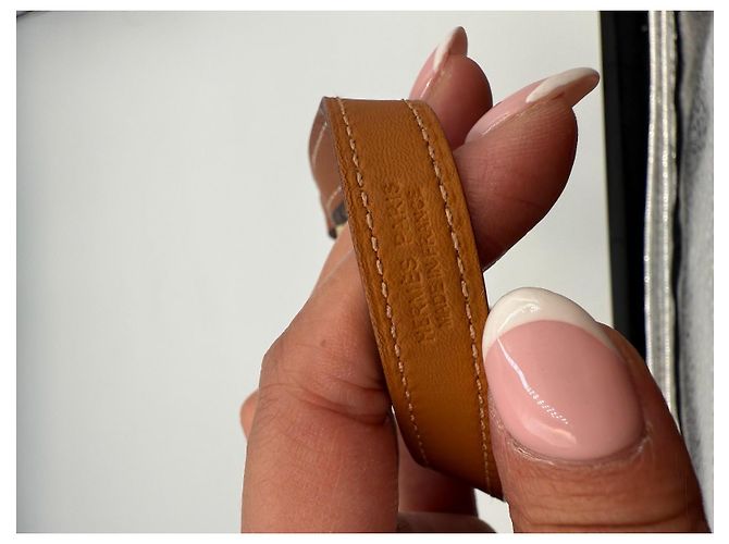 Hermès Hermes Swift O'Kelly Double Tour Bracelet T3 Braun - Ansicht 10