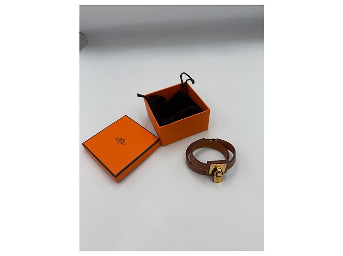 Hermès Hermes Swift O'Kelly Double Tour Bracelet T3 Braun - Ansicht 3