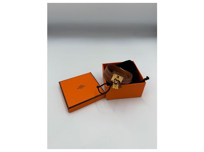 Hermès Hermes Swift O'Kelly Double Tour Bracelet T3 Braun - Ansicht 4