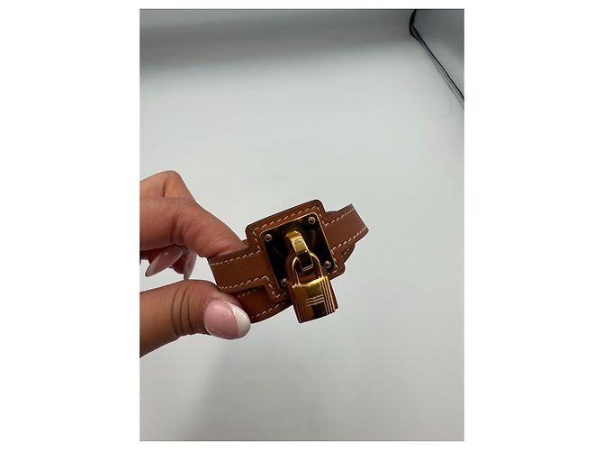 Hermès Hermes Swift O'Kelly Double Tour Bracelet T3 Braun - Ansicht 5