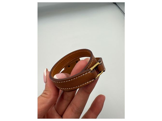 Hermès Hermes Swift O'Kelly Double Tour Bracelet T3 Braun - Ansicht 6