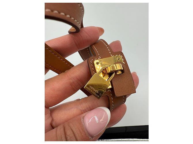 Hermès Hermes Swift O'Kelly Double Tour Bracelet T3 Braun - Ansicht 8