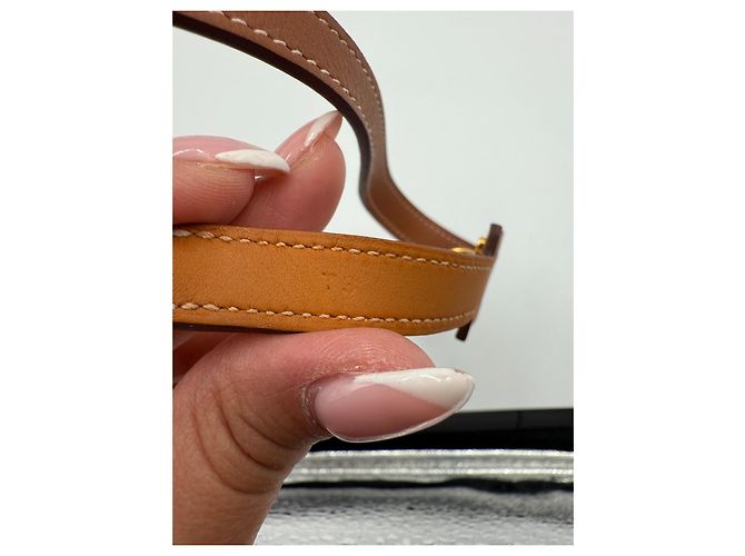 Hermès Hermes Swift O'Kelly Double Tour Bracelet T3 Braun - Ansicht 9