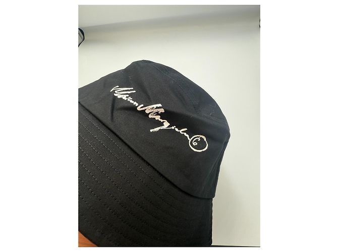 Maison Martin Margiela Cappello bucket in cotone nero Maison Margiela - vista 7
