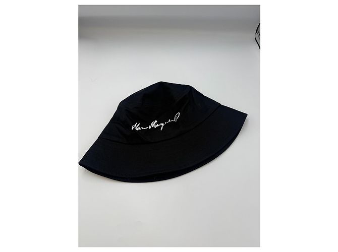 Maison Martin Margiela Cappello bucket in cotone nero Maison Margiela - vista 8