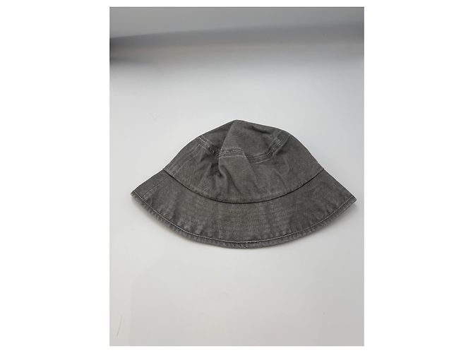 Maison Martin Margiela Maison Margiela Bucket hat in cotone lavato Grigio - vista 6