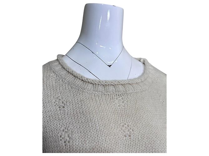 Suncoo Pull Paquita Maille Fair Isle Noir Rose Blanc Gris Bordeaux - vue 3