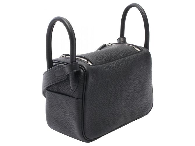 Hermès Borsa a tracolla Hermes Lindy Mini Nero - vista 2
