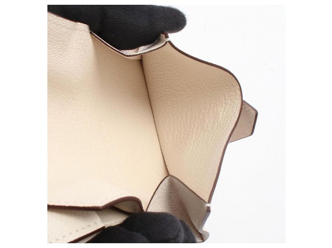 Hermès Tarjetero Hermes Bearn Mini Nata Crudo - vista 4