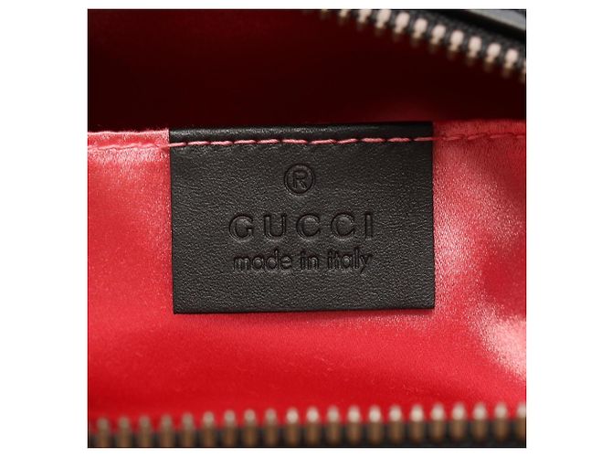 Gucci GG Marmont Gürteltasche/Handtasche Schwarz Weiß - Ansicht 4