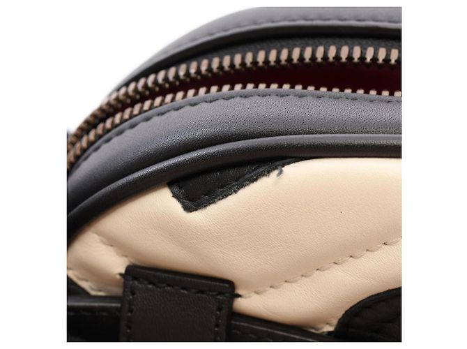 Gucci GG Marmont Gürteltasche/Handtasche Schwarz Weiß - Ansicht 9