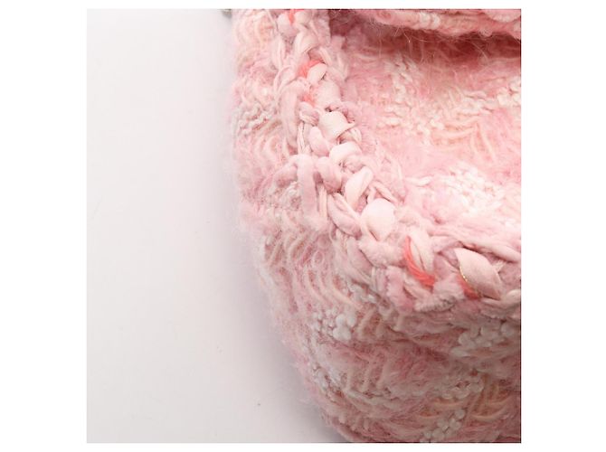 Borsa a tracolla Chanel 2.55 Matelassé Mademoiselle con catena Rosa Multicolore - vista 8