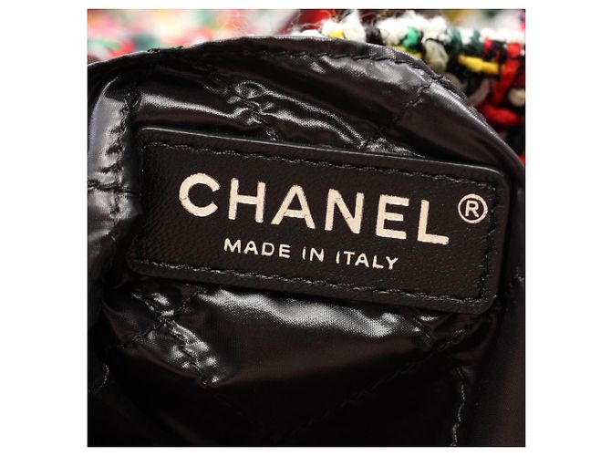 Borsa Tote Chanel No. 5 Black Multicolor Nero Multicolore - vista 4