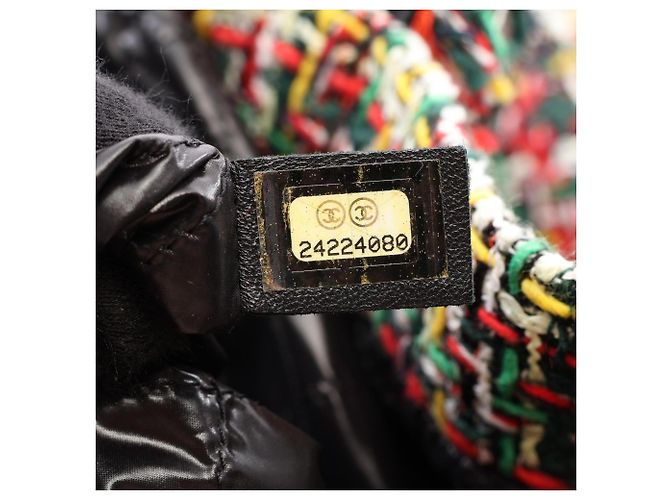 Borsa Tote Chanel No. 5 Black Multicolor Nero Multicolore - vista 5
