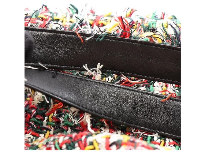 Borsa Tote Chanel No. 5 Black Multicolor Nero Multicolore - vista 9