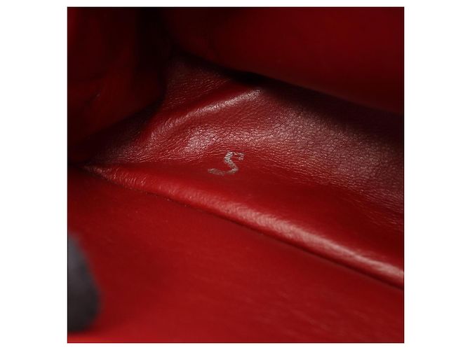 Borsa a tracolla Chanel 2.55 Matelassé Mademoiselle con catena Rosso - vista 6