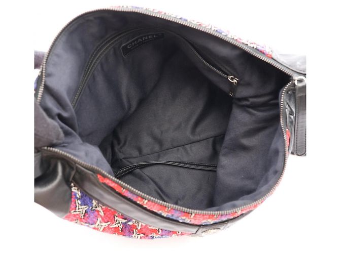Chanel Girl Schultertasche Schwarz Pink Lila - Ansicht 3