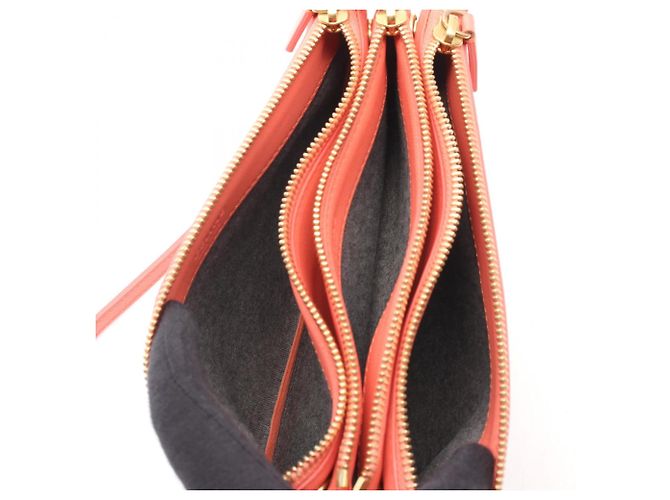 Céline Celine Trio Small Shoulder Bag Rosa - vista 3