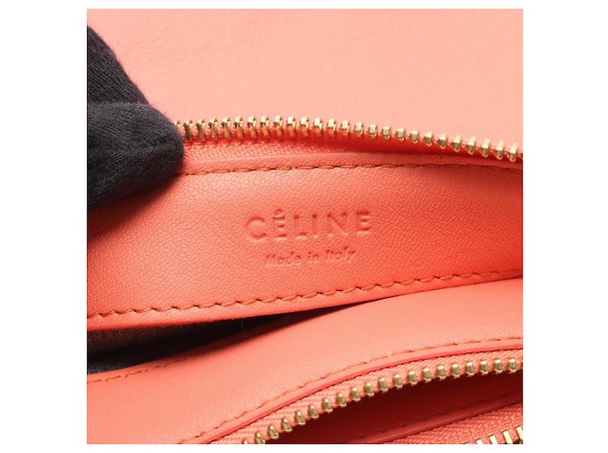 Céline Celine Trio Small Shoulder Bag Rosa - vista 4