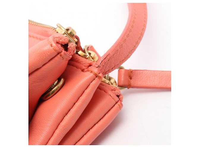 Céline Celine Trio Small Shoulder Bag Rosa - vista 6