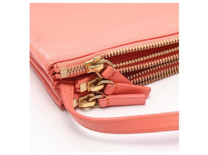 Céline Celine Trio Small Shoulder Bag Rosa - vista 8