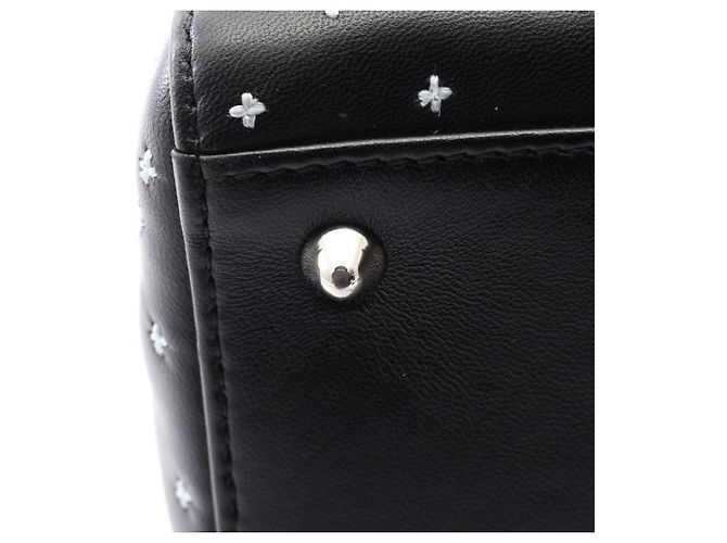 Bolso 2-Way Lady Dior de Christian Dior Negro Blanco Azul - vista 11